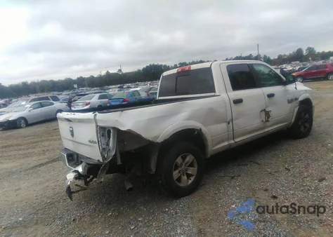 2018 Ram 1500 Slt из США, поврежденный, VIN 1C6RR7TT9JS182743